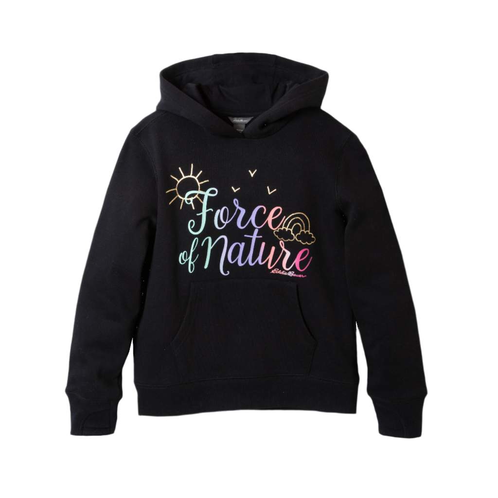 Girls Graphic Camp Fleece Hoodie Original Garansi Resmi